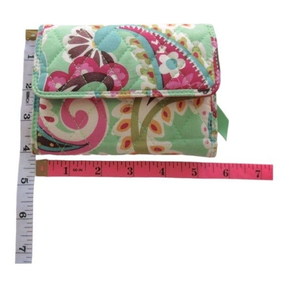 Vera Bradley Tutti Frutti Trifold Euro Wallet - Picture 4 of 9